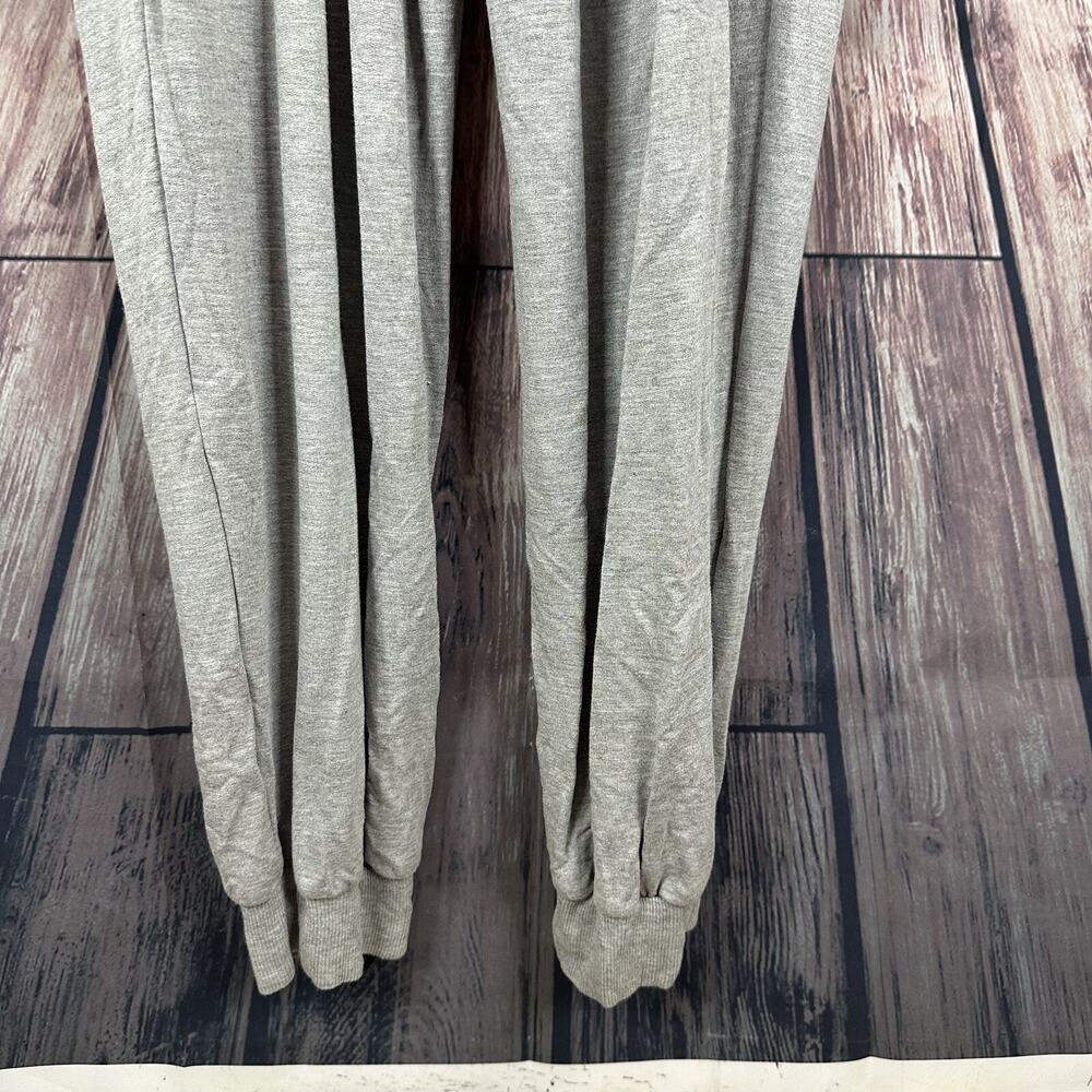 BODEN‎ Jersey Knit Jumpsuit Womens 12 Gray Solid Pockets Tapered Slouchy Comfort - Picture 6 of 14